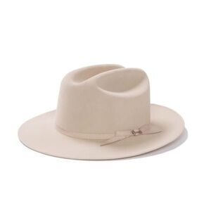 Mens Open Road Cowboy Hat size 7 in silver belly